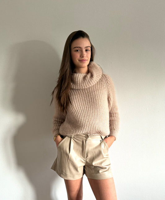 Mohair sweater beige