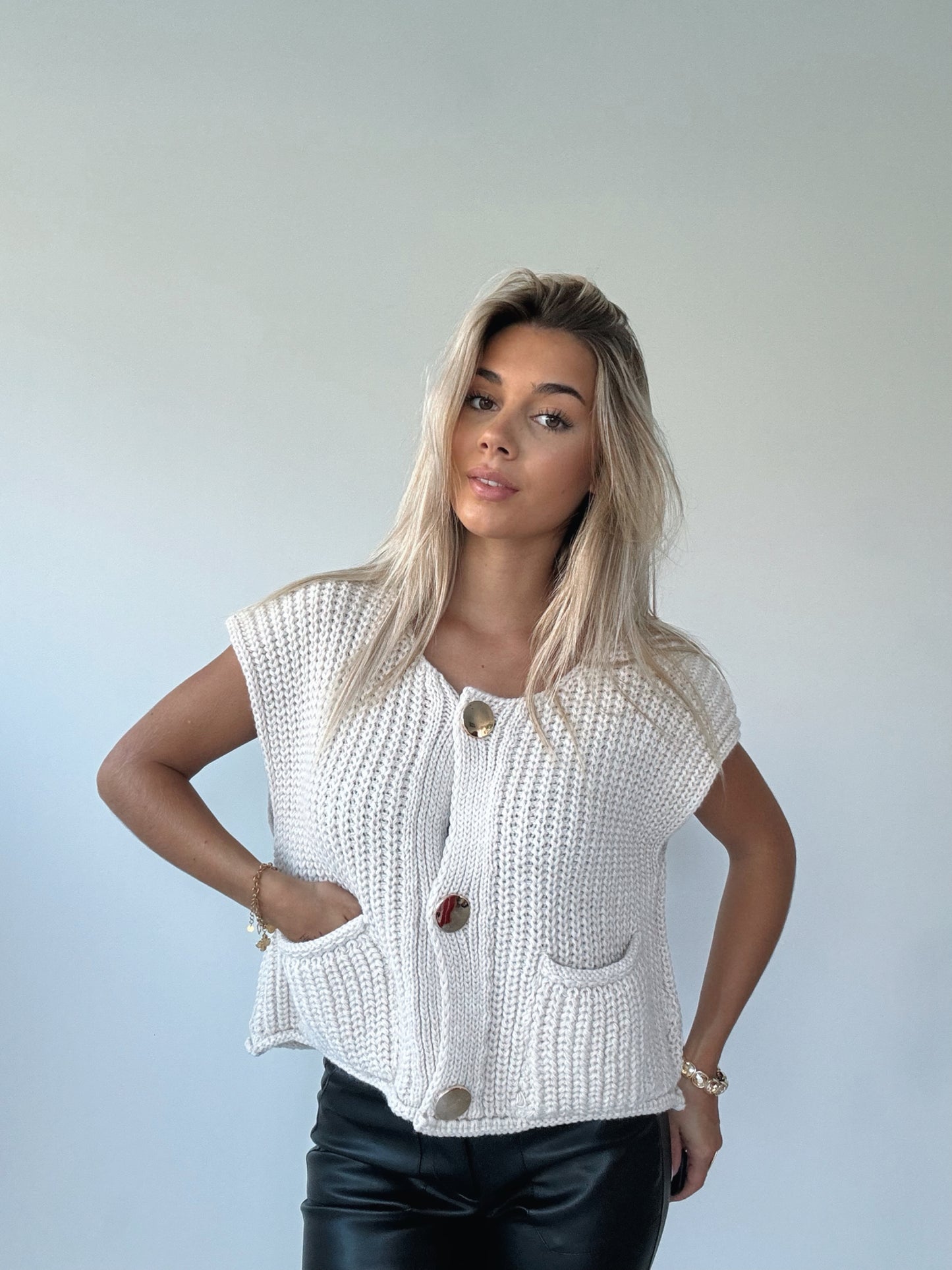 Lana knit Beige