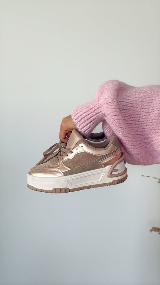 Pink sneakers