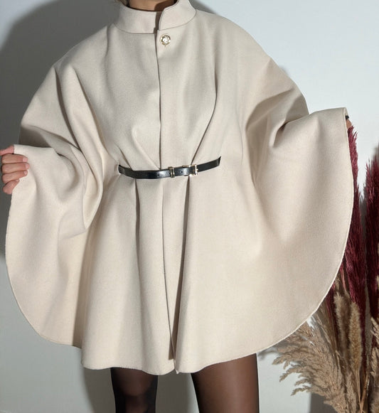 Poncho beige